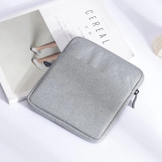Copri e-reader 7 pollici - Inseribile - Copertura con cerniera - Resistente agli urti - Color grigio chiaro