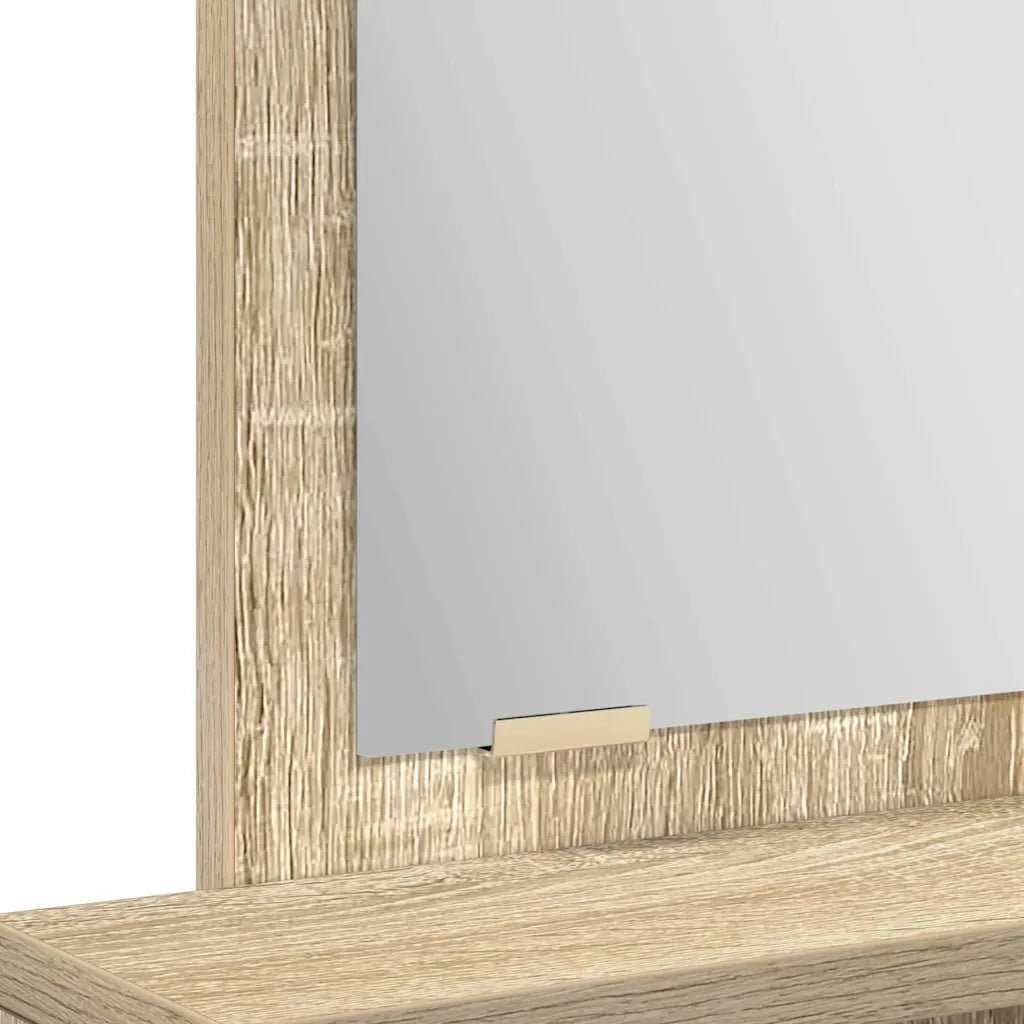 Tavolo da Trucco con cassetto Rovere Sonoma 50 x 41 x 140 cm 865129