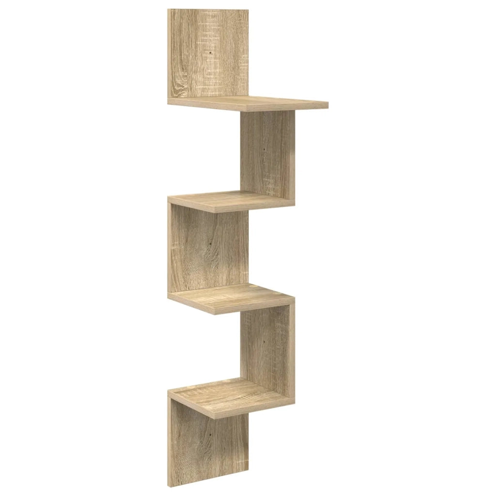 Scaffale da parete A parete Marrone 32 x 21 x 107 cm 8012134
