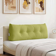 Cuscino per Schiena Verde chiaro 120 x 24 x 50 cm Tessuto
