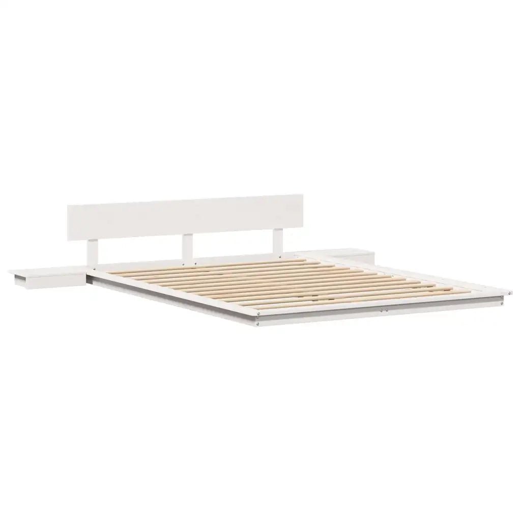 Struttura del letto Bianco 150 x 200 cm legno