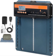 Apriporta per Pollaio - Luogo di accesso automatico per pollaio - Schermo LCD in alluminio - 21x26cm