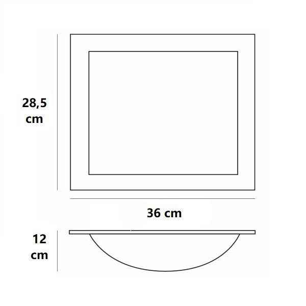 APPLIQUE DA PARETE EFFETTO RUGGINE 2XE27 MET WALLY LINEALIGHT