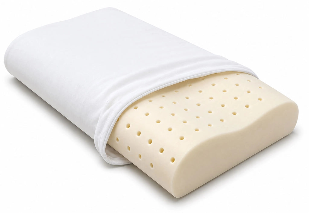 Guanciale Memory Foam Forato Doppia Onda 67x42 cm - H 8/10 cm Sostegno Cervicale Dormidea Cervicale Air
