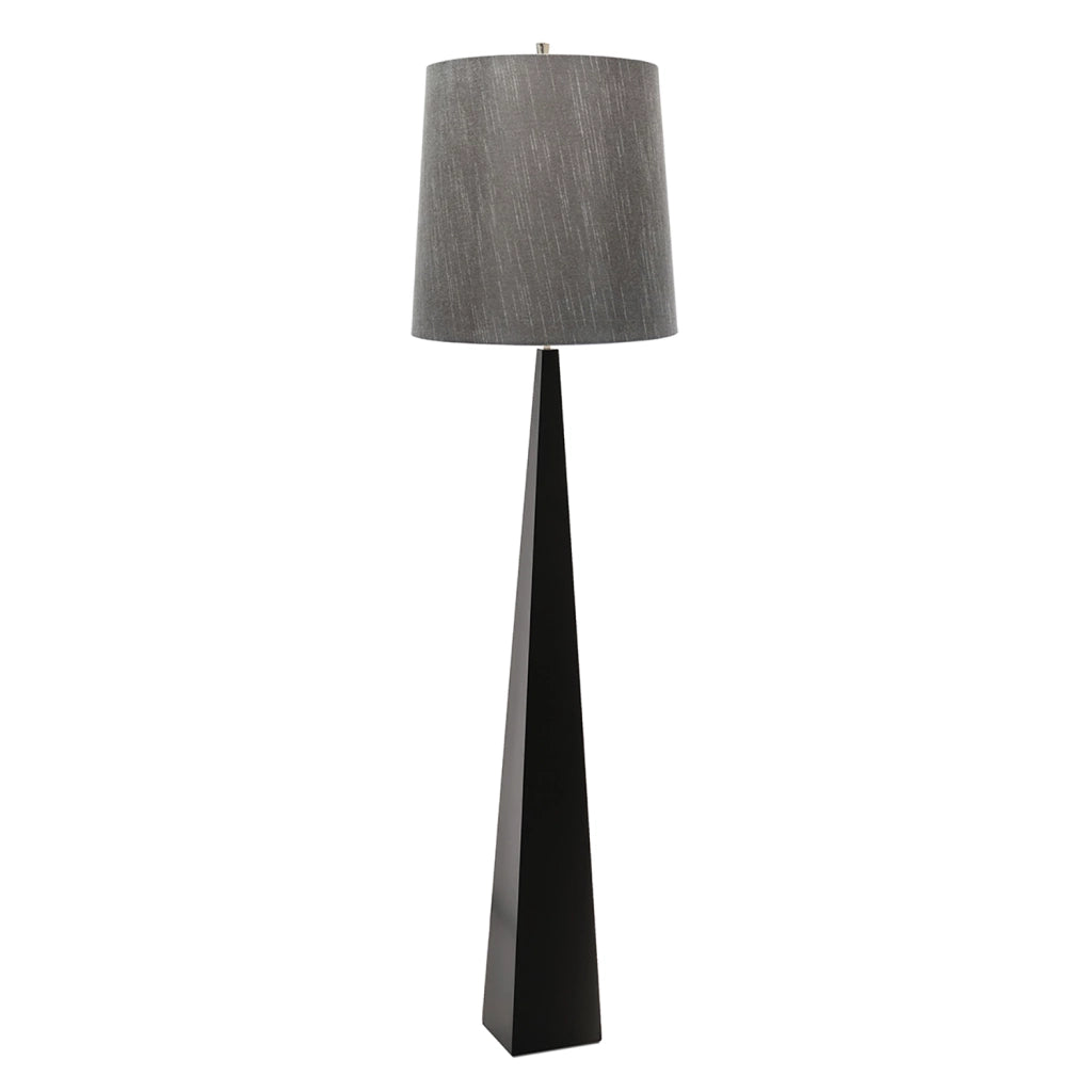 Piantana Contemporanea Ascent Acciaio Nero 1 Luce E27