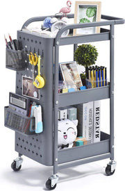 Trittico per carrello a rotelle - Trolley multifunzionale per cosmetici e altro