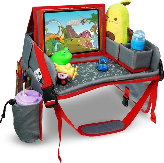 Tavolo da viaggio per bambini - piastra da tavolo per bambini - tavolo per bambini per aereo - seggiolino per bambini - accessori per seggiolino per bambini - attività di viaggio per bambini - tavolo da viaggio per bambini