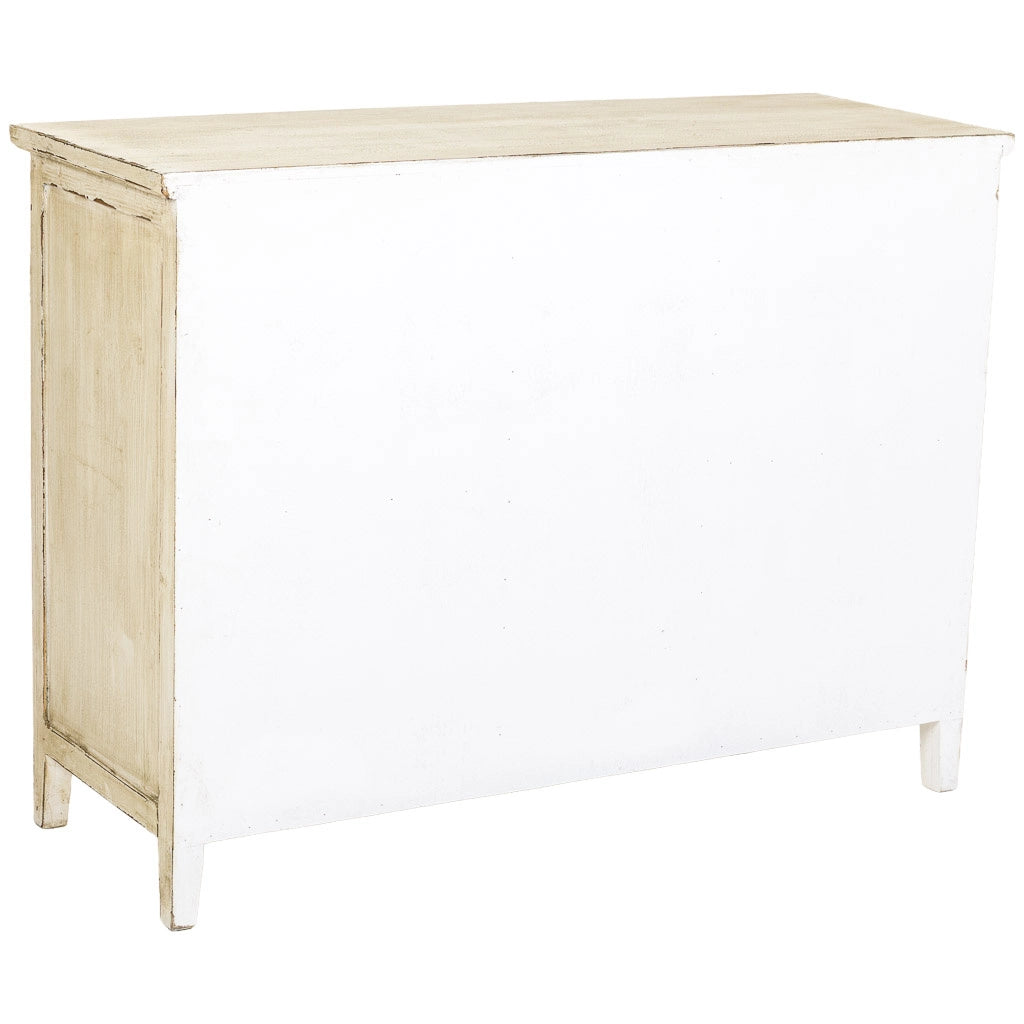 Credenza in legno beige 120x44x89h cm