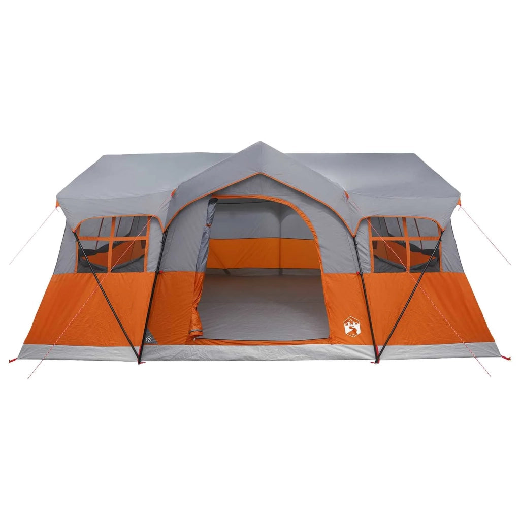 Tenda Familiare con tetto Grigio e arancione 487 x 340 x 216 cm 42028675