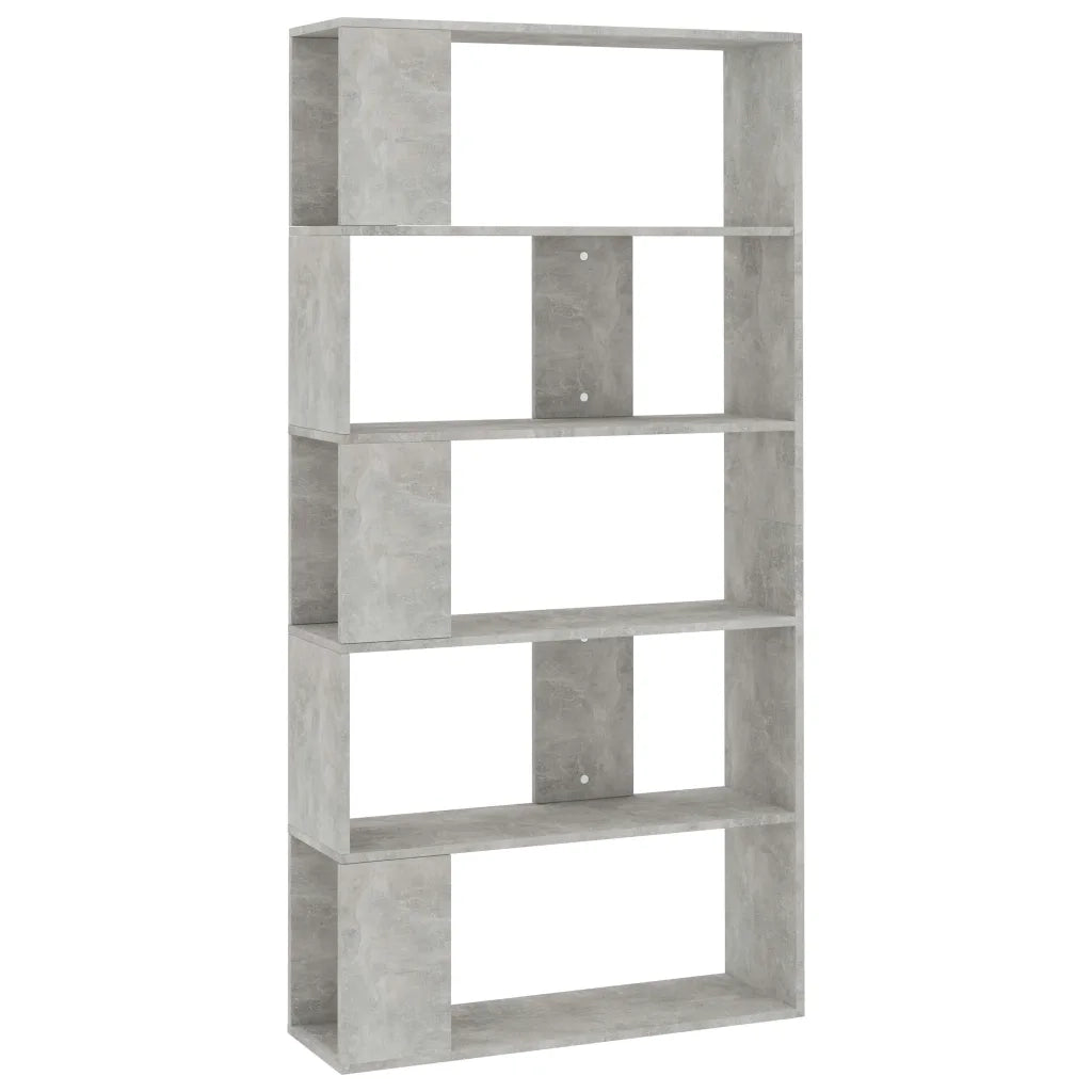 Libreria/Divisorio Grigio Cemento 80x24x159cm Legno Ingegnerizzato 800103