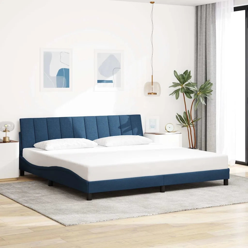 Giroletto senza Materasso Hanko Blu 200x200 cm in Tessuto 3310418