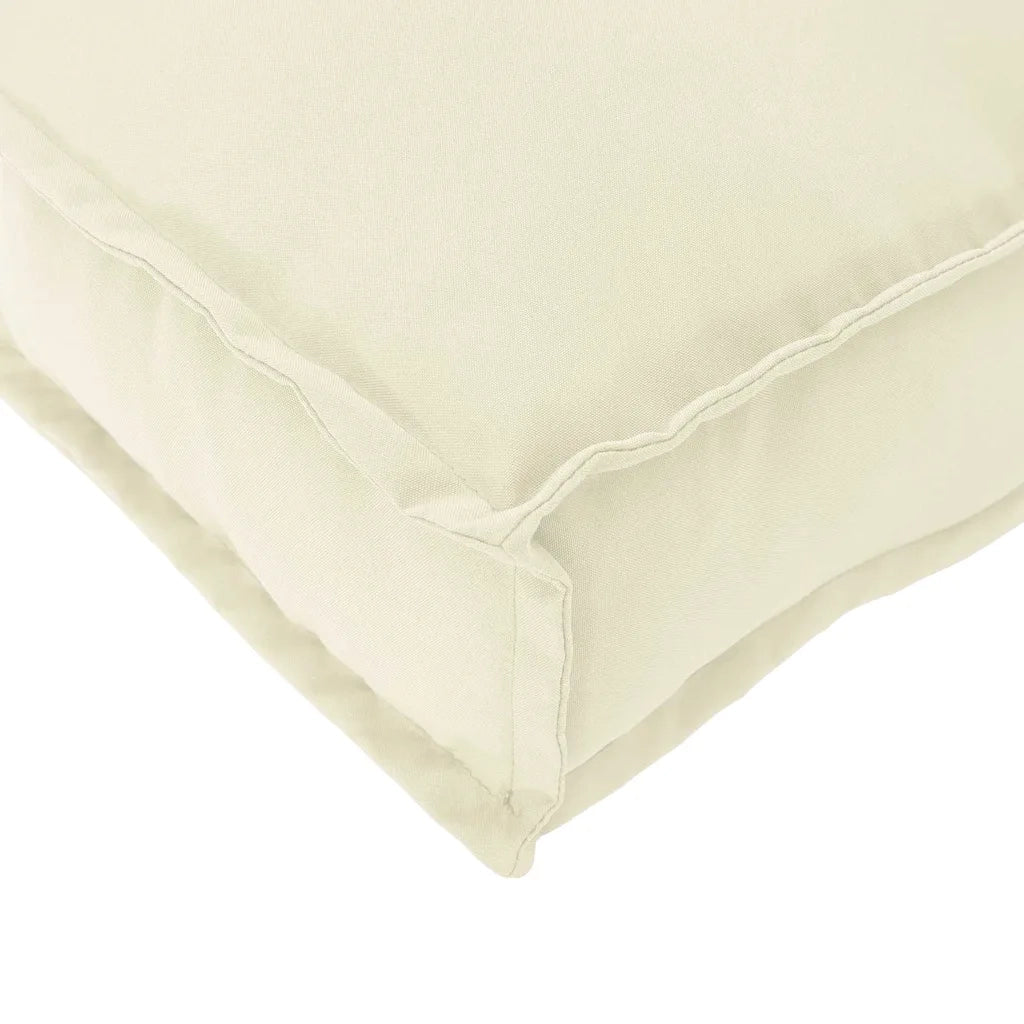 Cuscino Crema 140 x 40 x 8 cm Tessuto Oxford 42001650
