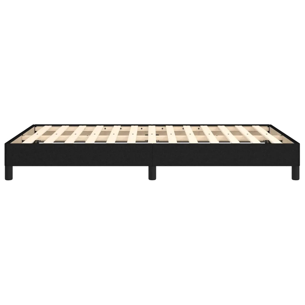 Giroletto senza Materasso Nero 120x190 cm in Tessuto 379484