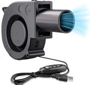 Ventilatore USB senza asse di rotazione - Mini ventilatore USB silenzioso - Regolazione della velocità - Ventilazione per DVR Modem AV cabinet.