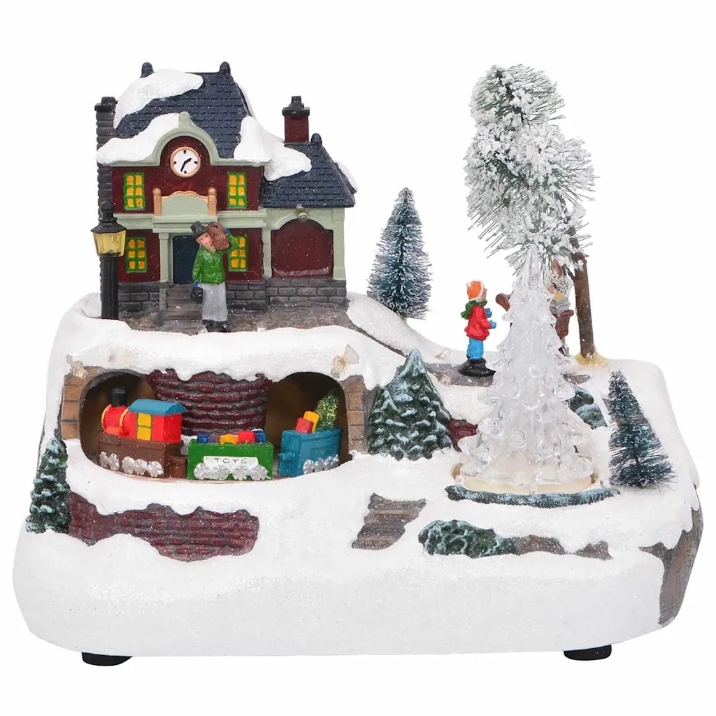 Tavolo di Natale Multicolore 23,5 x 16 x 18,5 cm Resina CFW3990213