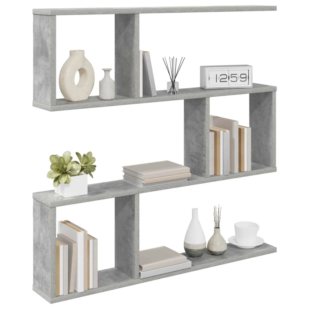 Scaffale da parete Grigio Cemento 80 x 12 x 79,5 cm 8012279
