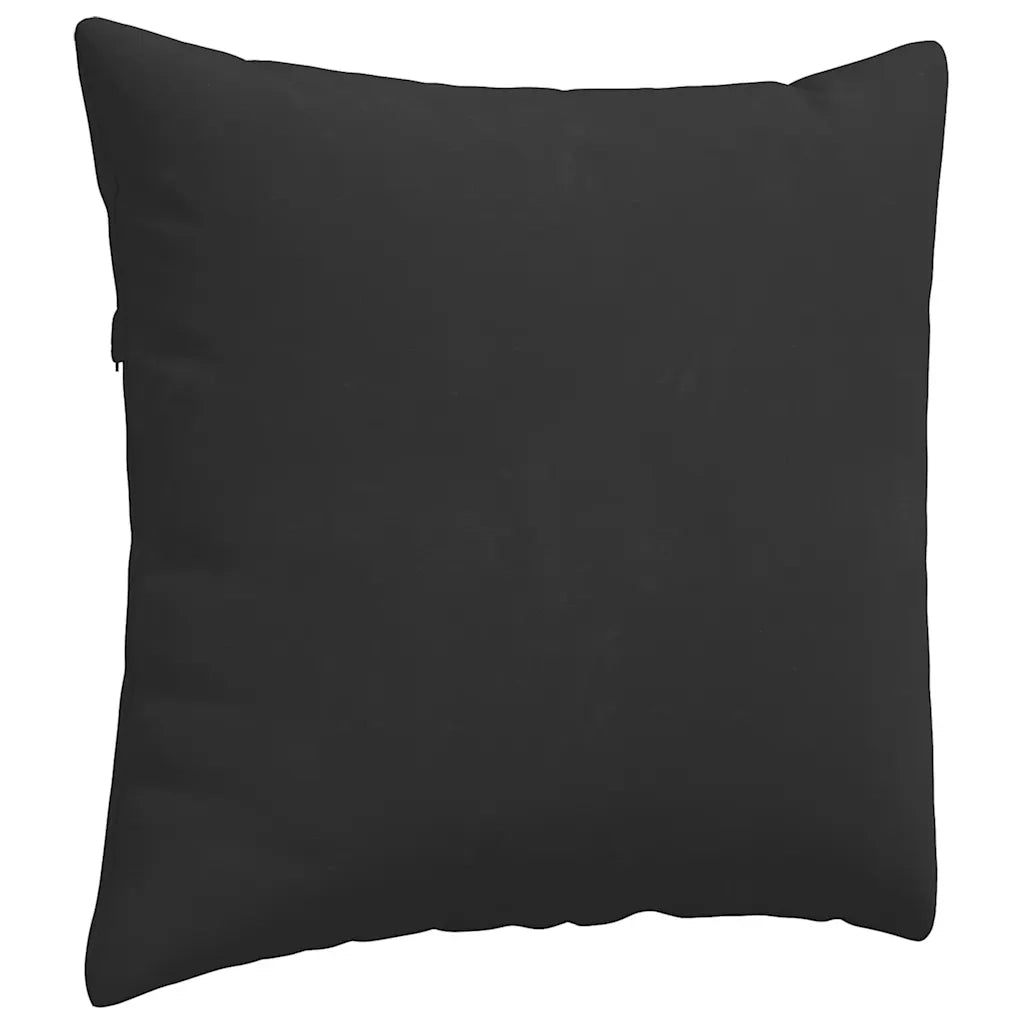 Cuscini da Divano 2 pz | Cuscini per sedie Nero 45 x 45 cm Tessuto