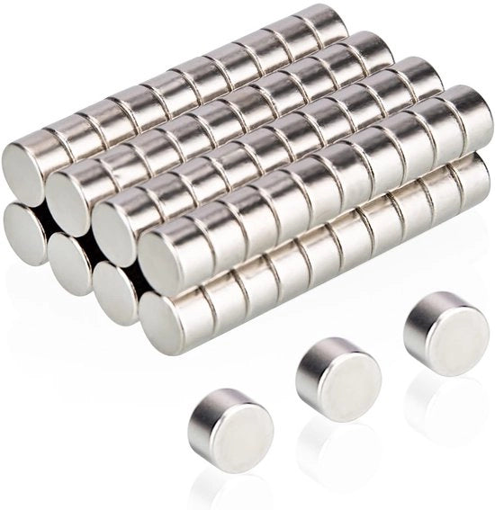 80 pezzi di minimagneti rotondi, piccoli, 5 x 3 mm, neodimio, magneti per uso casalingo per whiteboard, pannelli da attacchi, bacheche, porte, carte e schermi