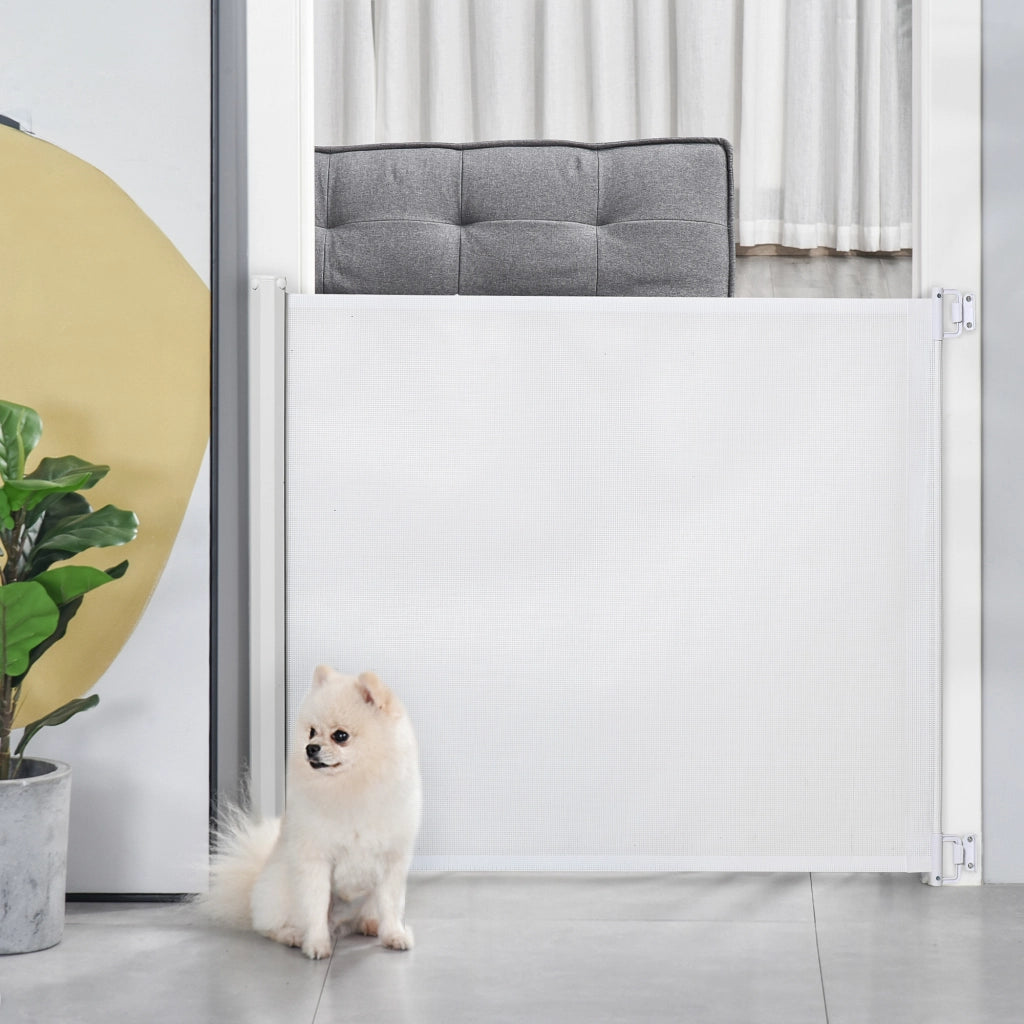 Cancelletto di Sicurezza 115 cm ¨C Xylo ¨C Bianco per Scale e Porte
