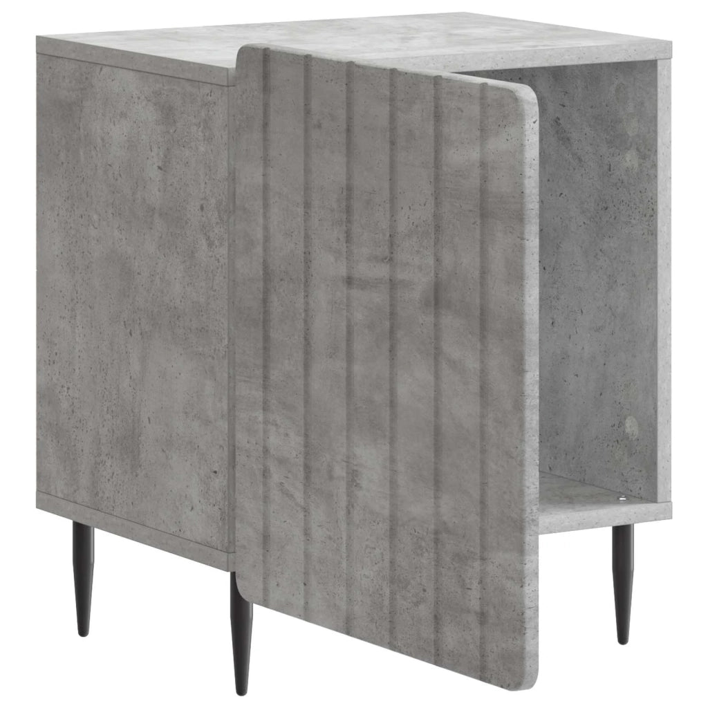 Armadio da Notte 2 pcs Grigio Cemento 43 x 34,5 x 52 cm 894342