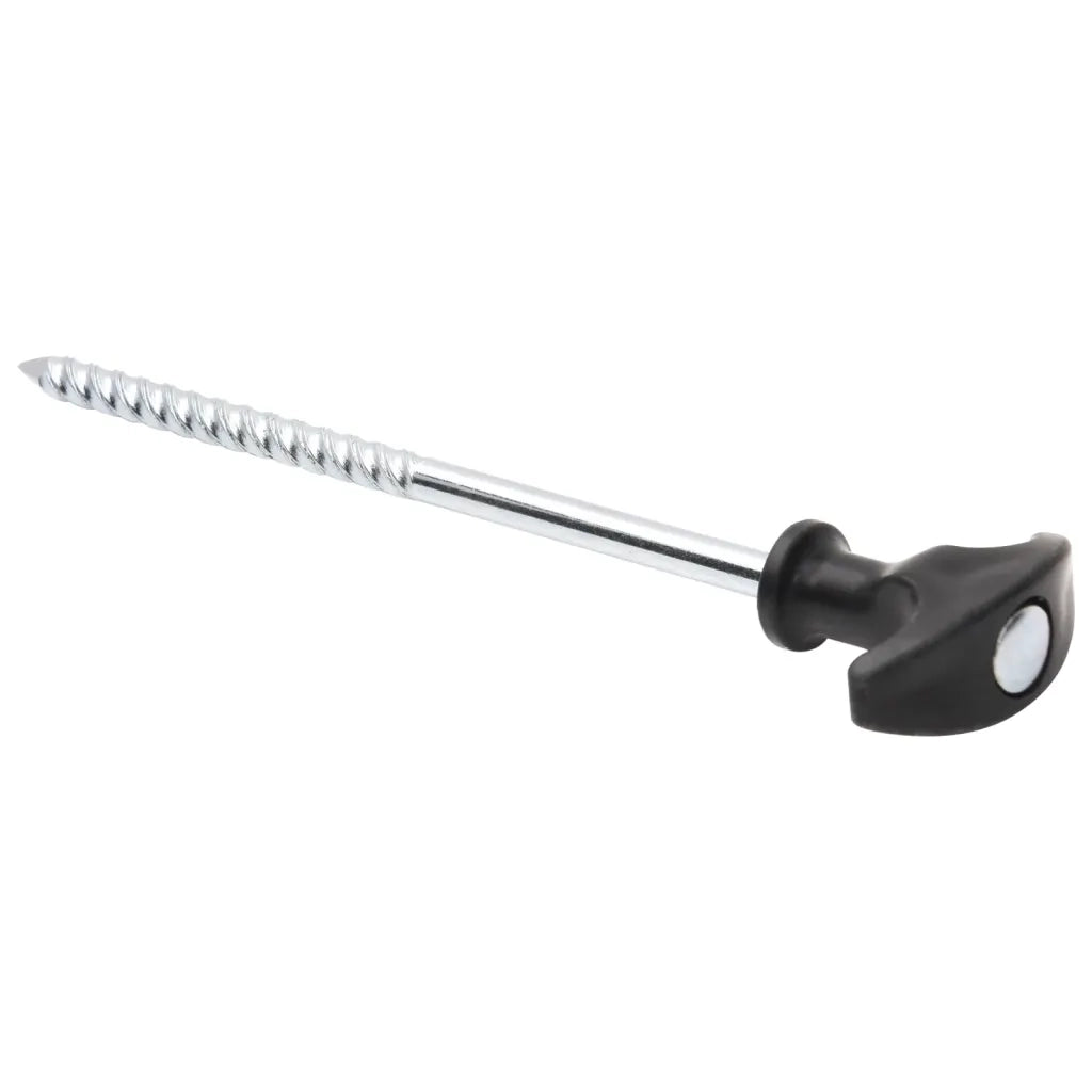 Picchetti per Tenda 12 pz 20 cm Ø7 mm in Acciaio Zincato 4009319