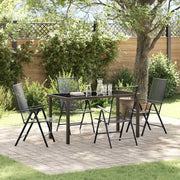 Set da Pranzo per Giardino 5 pcs Antracite