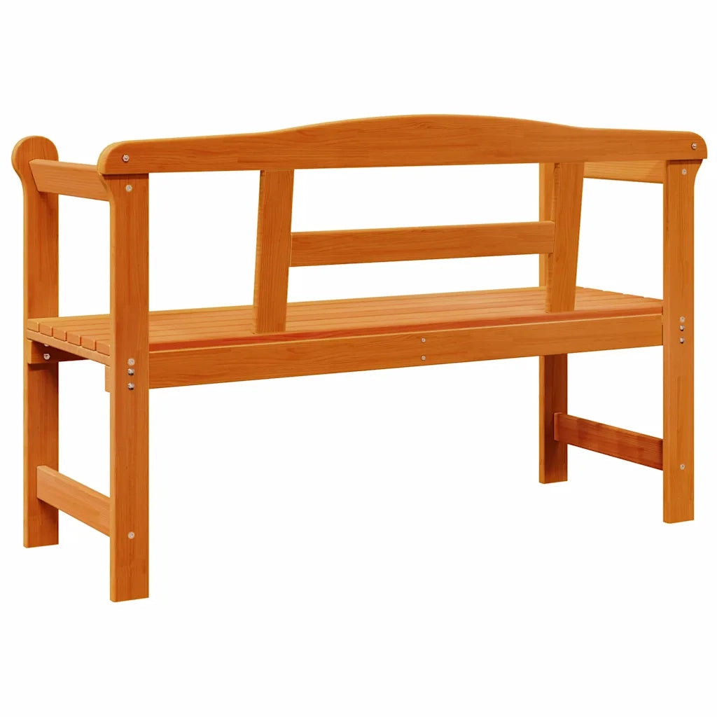 Panchina da esterno Marrone 119 x 44 x 76 cm Pino massello 4012186