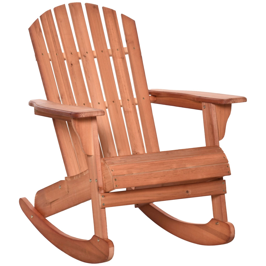 Poltrona a dondolo da giardino ¨C zephmum ¨C 77x94x97 cm