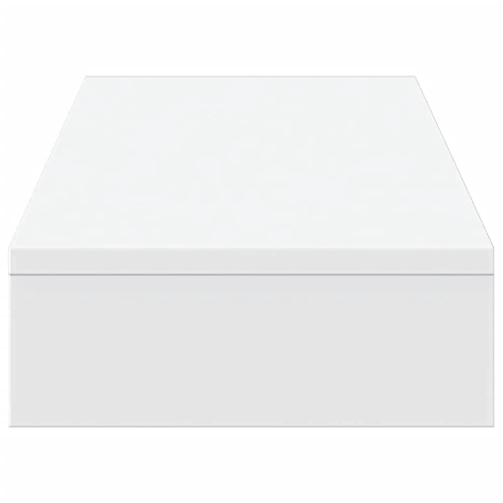 Supporto per monitor mobile da scrivania 100 x 27 x 10 cm legno ingegnerizzato bianco 02_0044831