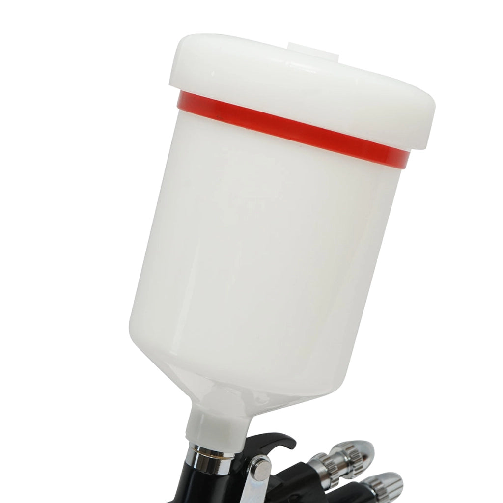 Pistola per verniciatura ad aria compressa 500 ml, ugello 1,3 mm, portata 180 ml/min, pressione max 4 bar