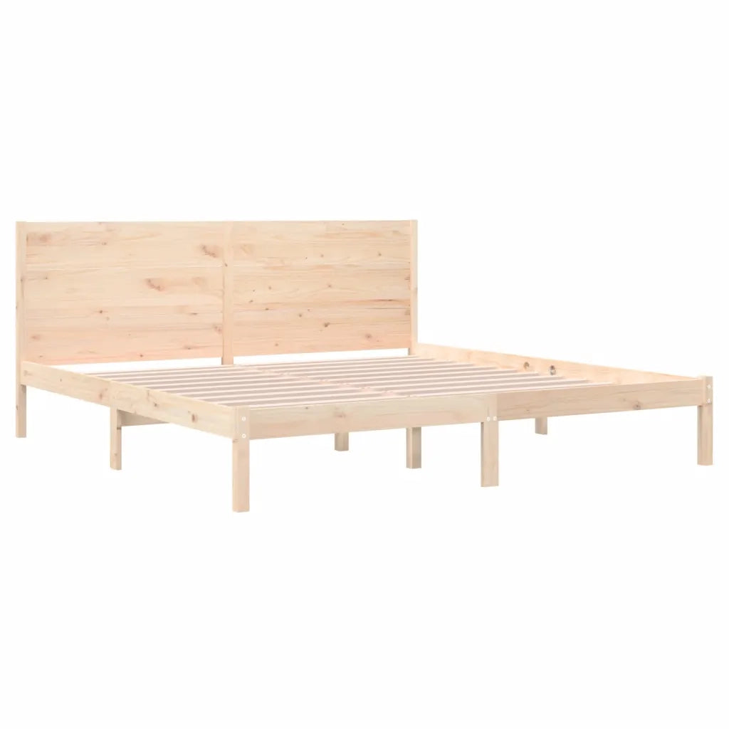 Giroletto senza Materasso 200x200 cm in Legno Massello di Pino 3104173