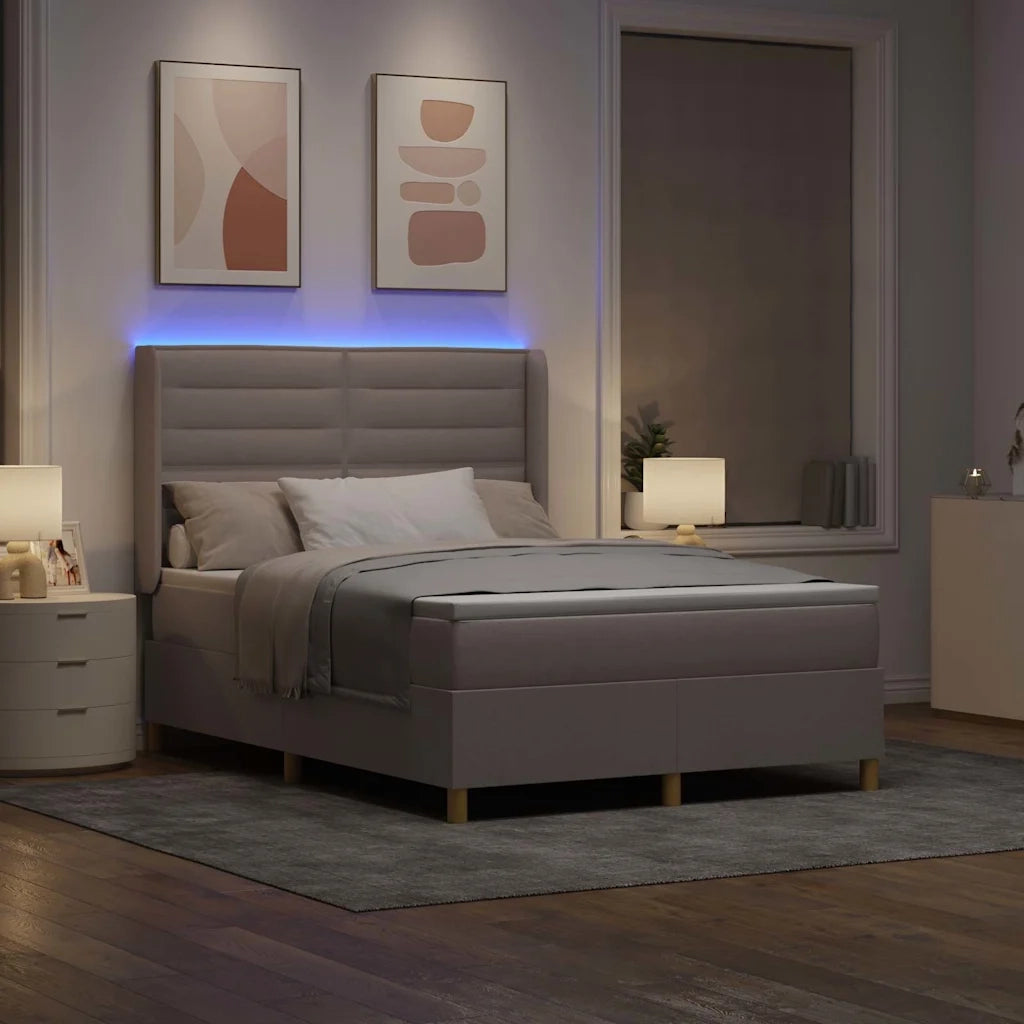 Letto a molle con materasso Talpa 140 x 200 cm Tessuto