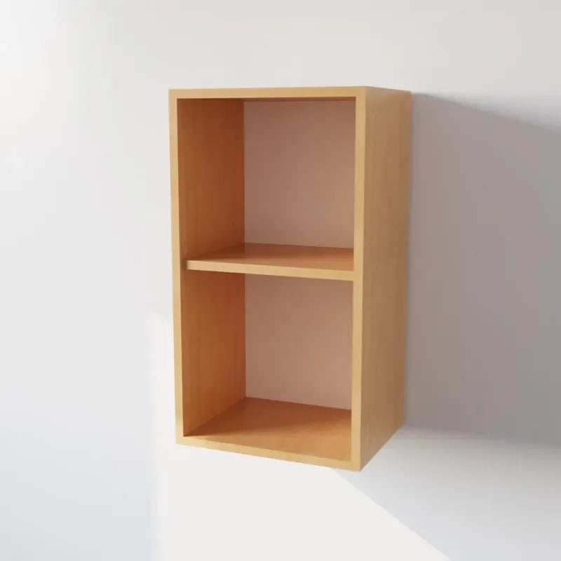 Pensile Cucina  in Legno Nobilitato Faggio, Mobile Alto con 1 Anta, Pensile Componibile Moderno Made in Italy (H72X45LXP33cm)