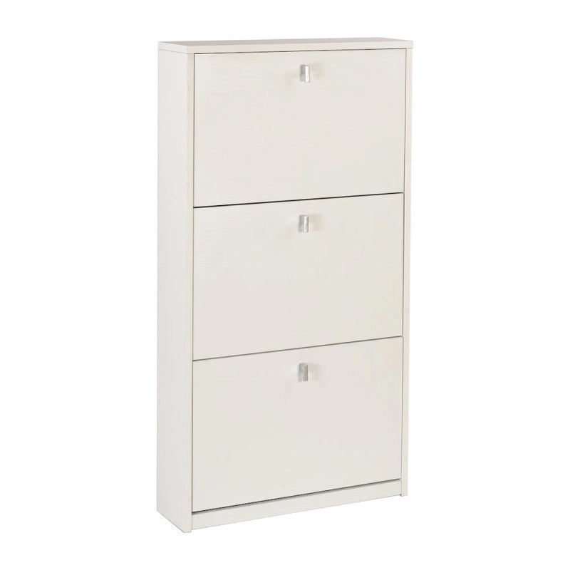 Scarpiera 3 Ante P18 Kit Bianco Fiammato cm 63x18x117h - Sarmog