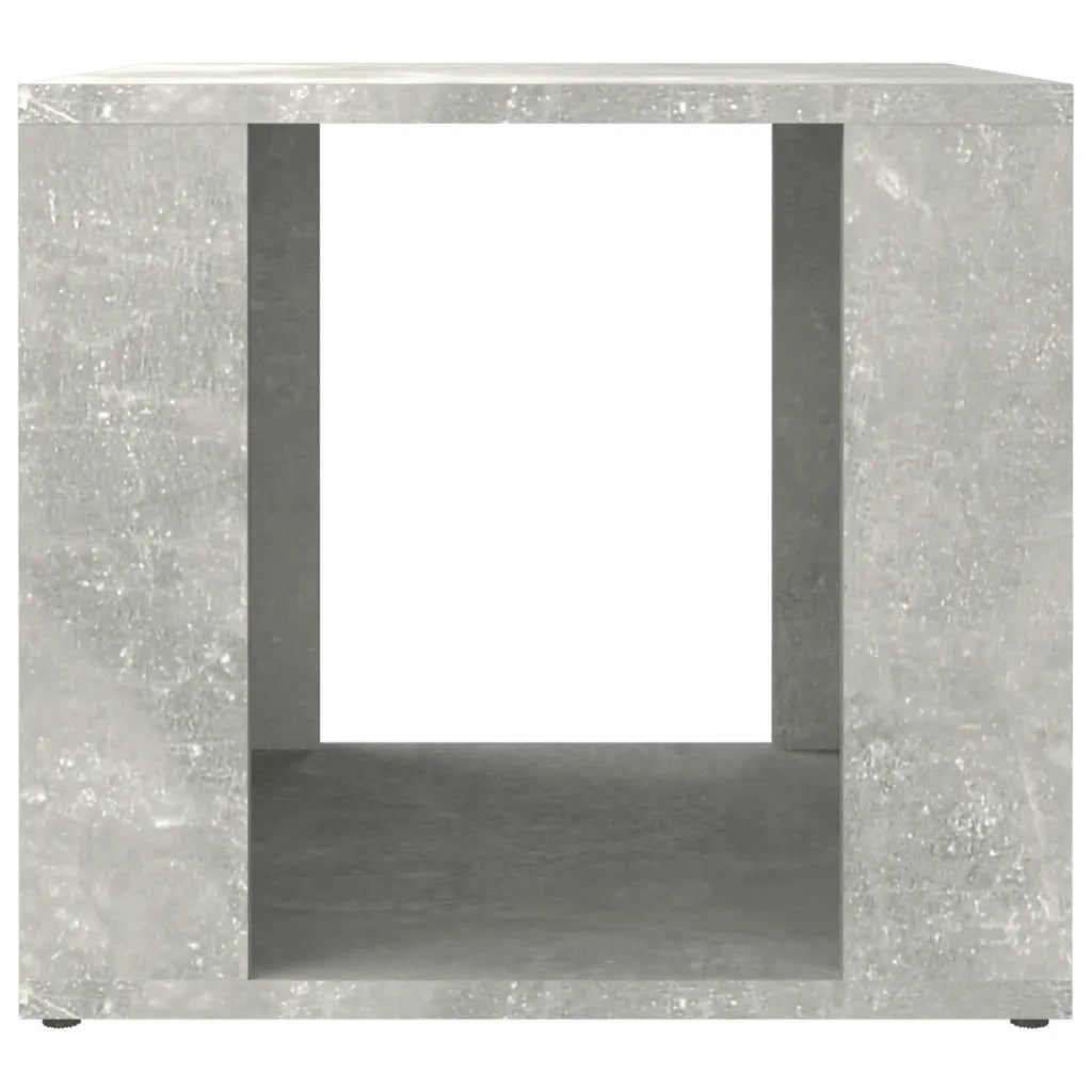Comodino | Armadio da Notte | Mobiletto da notte Grigio Cemento 41x40x36 cm in Legno Multistrato