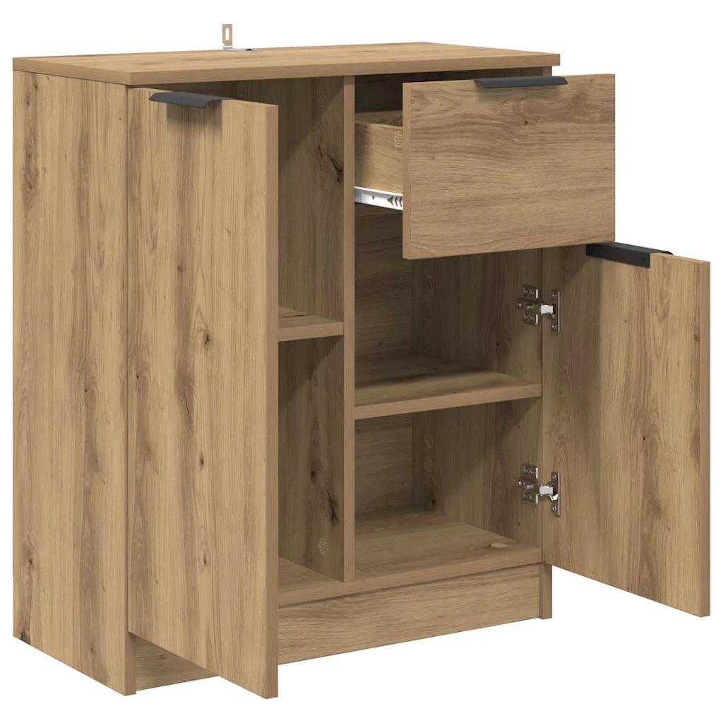 Credenza-Buffet-Armadio da cucina Rovere artigianale 60 x 30 x 70 cm Legno multistrato