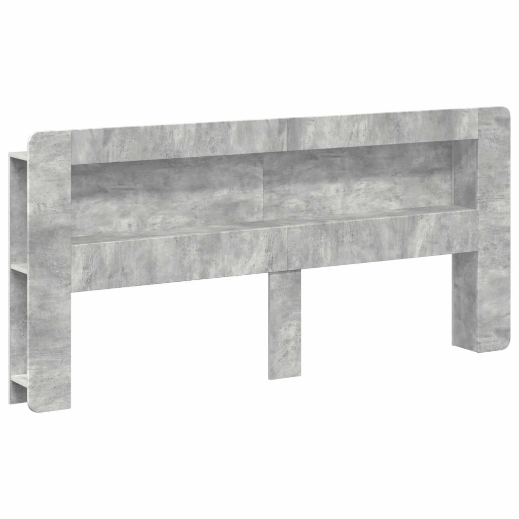 Testata del letto Grigio Cemento Legno ingegnerizzato