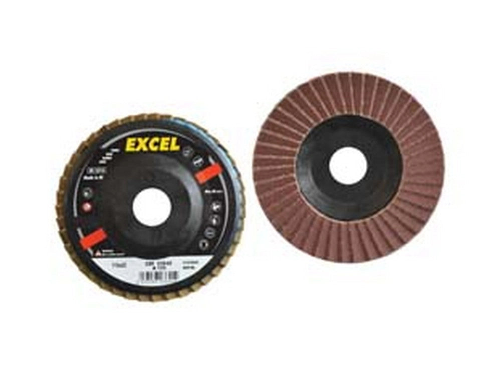 10pz dischi lamellari da sgrosso al corindone - ø mm.115 foro 22 grana 100 cod:ferx.fer148290