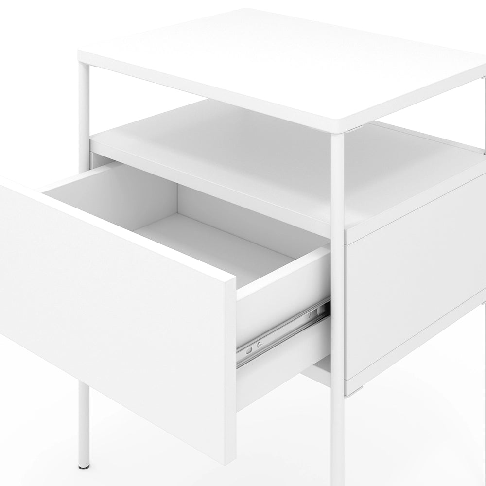 Vicco Comodino camera da letto Bianco 40 x 50 cm