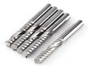 Set di Fresa Frees con Carburo di Tungsteno - 5 Pezzi - 6mm x 32mm - Adatto per Acrilico/PVC - Resistente ai Colpi - Superficie Liscia di Taglio - Fresa Frees