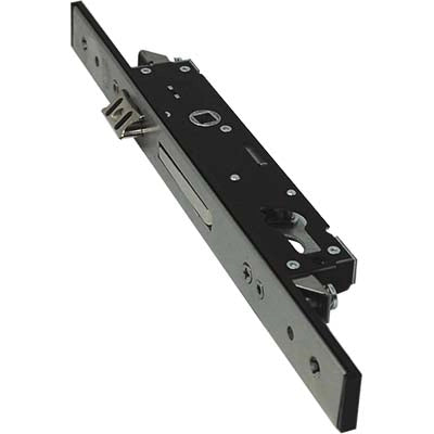 SERRATURA MONTANTE INFILARE 1410S OMEC  B.Q INOX F.MM 25 F.SAGOM M1 TRIP+SCR+Q8 E.MM 30