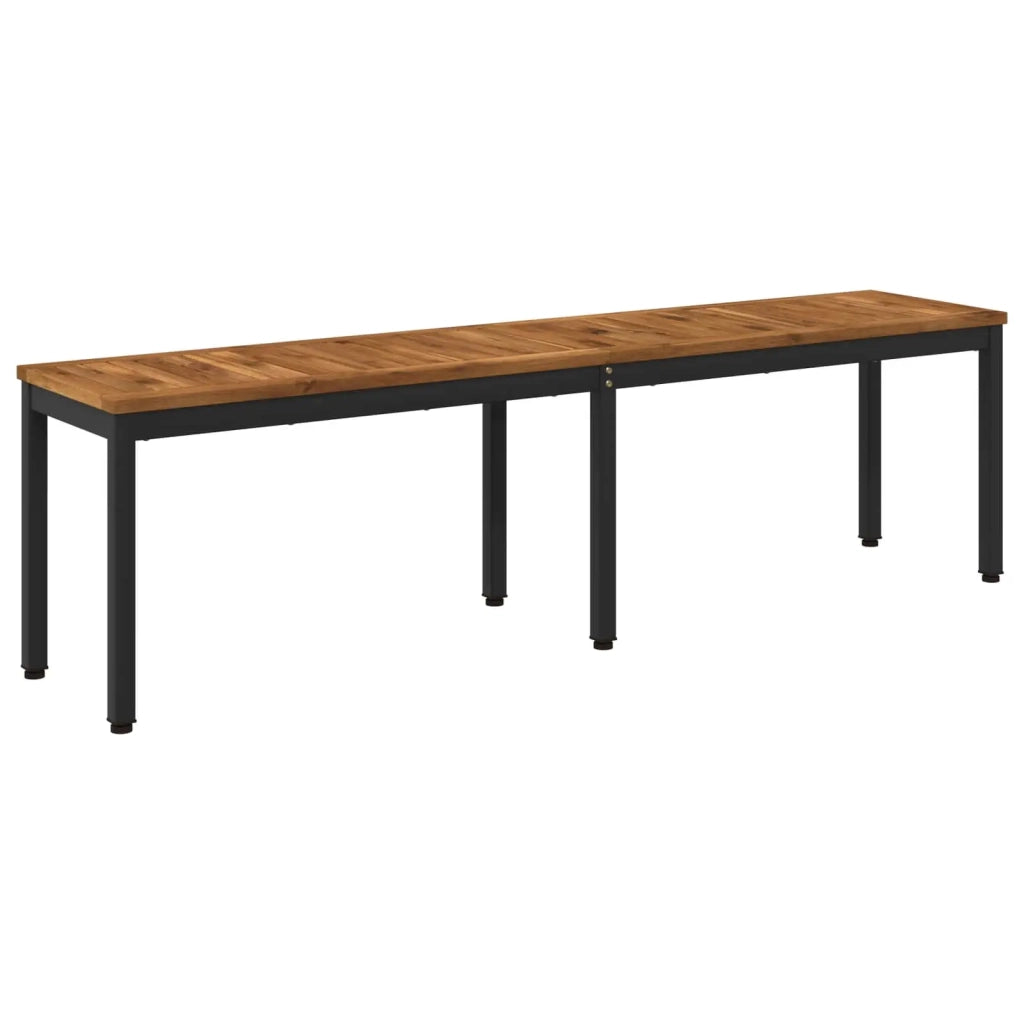 Panchina da giardino 161 x 35 x 45 cm Legno di Acacia Massello 901298