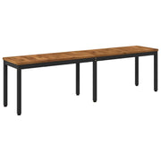 Panchina da giardino 161 x 35 x 45 cm Legno di Acacia Massello 901298