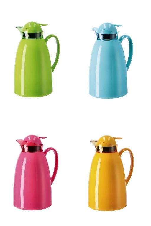 1 Pezzo Brocca Termica da Tavola Colorata 1 Litro 4 Colori Disponibili