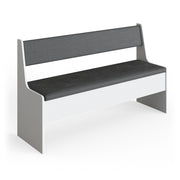 Vicco Panca ad angolo Bianco 41.5 x 136.6 cm