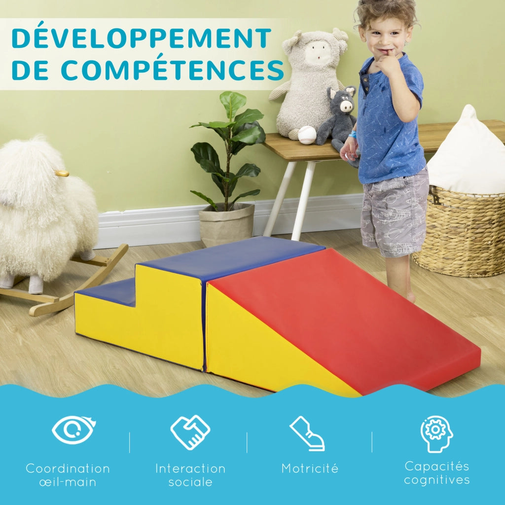 Blocchi di motricit¨¤ per bambini ¨C zephmum ¨C multicolore 50x50x25 cm