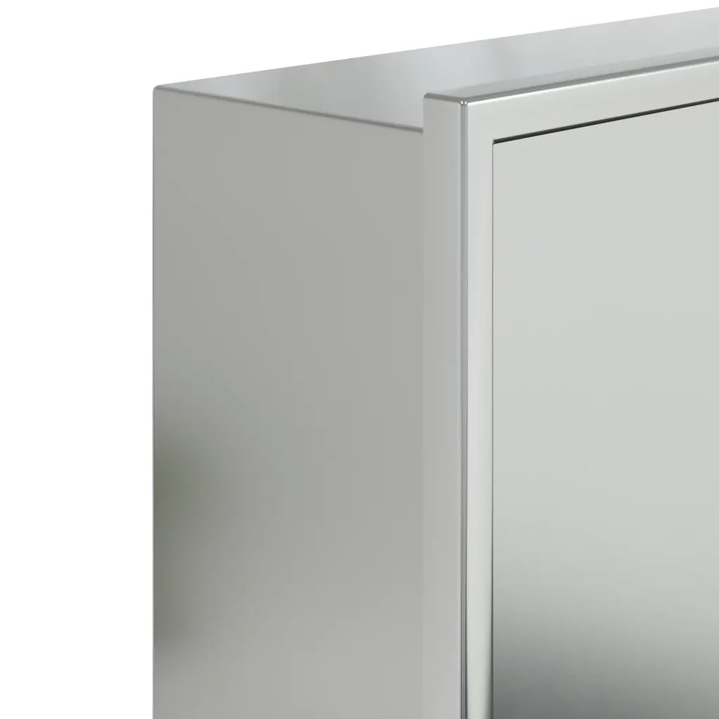 Nicchia per Doccia Argento Spazzolato 32x32x9cm in Acciaio Inox CFW7956099
