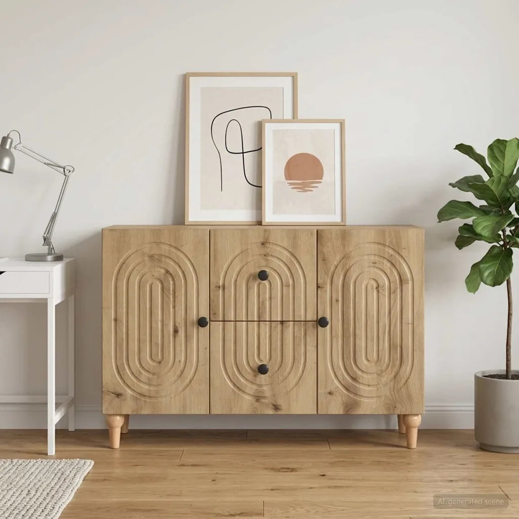 Mobile TV con cassetto Rovere Artigianale 89 x 34,5 x 60 cm 894204