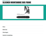 Protezione per telaio bicicletta - Resistenti ai graffi - Imbottito idrorepellente - Silicone - Flessibile - Installazione facile - Protezione telaio bicicletta