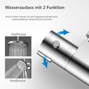 Sistema douchi completo con rubinetto termostatico - douchi a pavimento e douchi a mano - douchi a pioggia con rubinetto - douchi a pioggia a chiusura senza rubinetto
